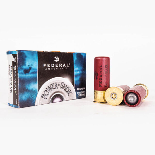 12 Ga – 2-3/4″ 1 oz Rifled Slug – Federal (F127 RS) – 250 Rounds - Image 2