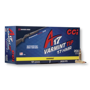 17 HMR – 17 gr Varmint Tipped – CCI (949CC) – 200 Rounds
