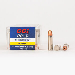 22 LR – 32 gr CPHP – CCI Stinger Bulk (0050) – 5000 Rounds
