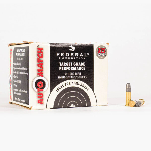 22 LR – 40 gr LRN – Federal AutoMatch (AM22) – 3250 Rounds