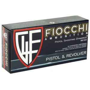 380 Auto – 90 gr JHP – Fiocchi (380APHP) – 1000 Rounds