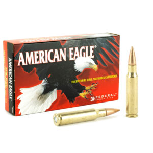 308 Win – 150 gr FMJ – Federal American Eagle (AE308D) – 500 Rounds