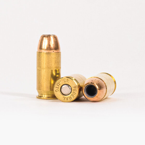 45 ACP – 230 gr JHP – Federal Classic White Box (45D) – 1000 Rounds - Image 2