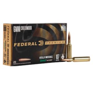 6mm Creedmoor – 107 gr MatchKing BTHP – Federal (GM6CRDM1) – 200 Rounds