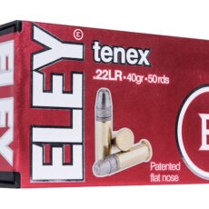 Eley Tenex EPS Ammunition 22 Long Rifle 40 Grain Lead Flat Nose 1000 rounds