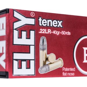 Eley Tenex EPS Ammunition 22 Long Rifle 40 Grain Lead Flat Nose 1000 rounds