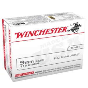 9mm – 115 gr FMJ – Winchester USA (USA9MMVP) – 1000 Rounds