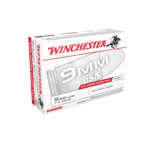 9mm 115gr FMJ – Winchester USA (USA9W) – 1000 Rounds
