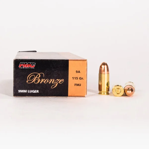 9mm – 115 gr FMJ – PMC (9A) – 1000 Rounds