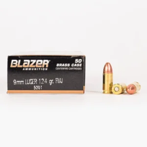 9mm – 124 gr FMJ – Blazer Brass (5201) – 1000 Rounds