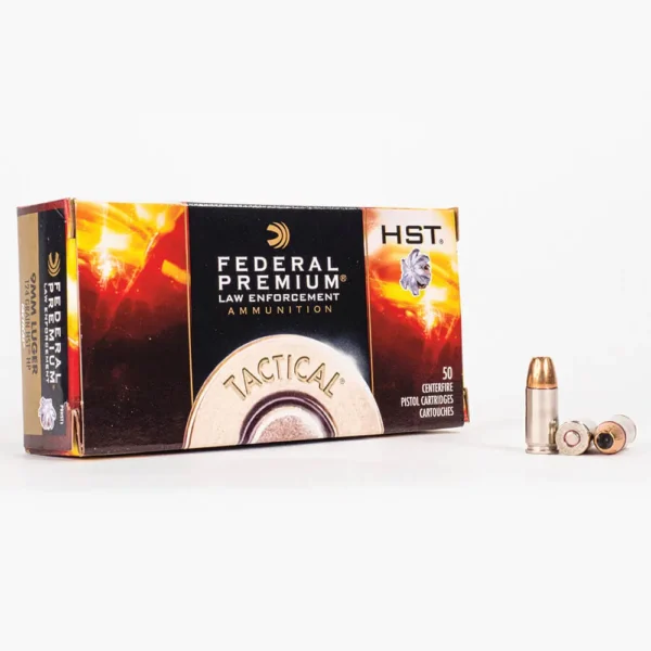 9mm – 124 gr JHP – Federal HST (P9HST1) – 250 Rounds - Image 2