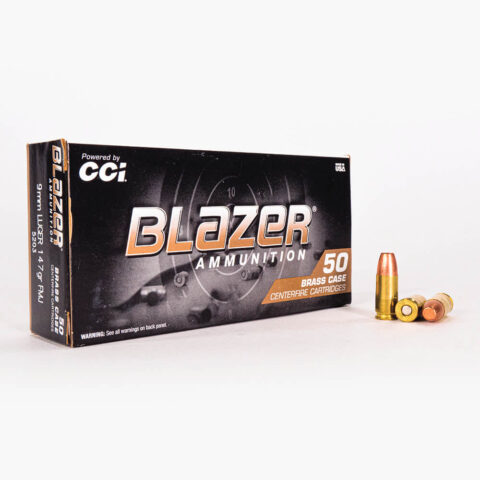 9mm – 147 gr FMJ – Blazer Brass (5203) – 1000 Rounds - Image 2