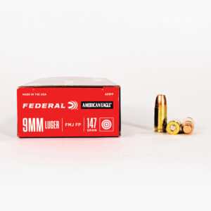 9mm – 147 gr FMJ – Federal American Eagle (AE9FP) – 1000 Rounds