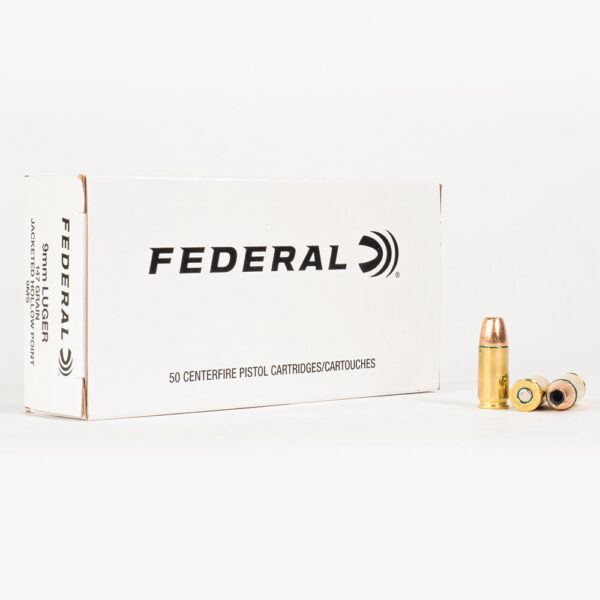 9mm – 147 gr JHP – Federal Hi-Shok (9MS) – 1000 Rounds - Image 2
