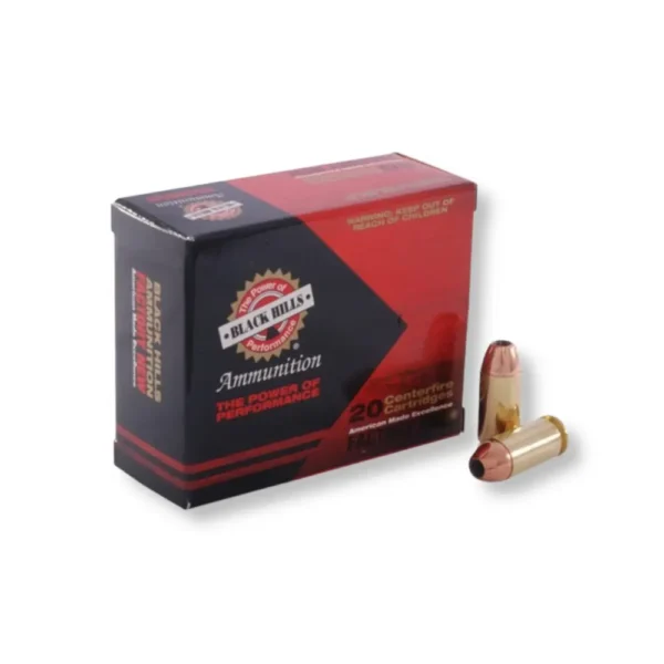 40 SW – 155 gr JHP – Black Hills (D40N120) – 500 Rounds