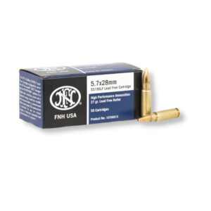 5.7x28mm – 27 gr HP – Lead Free – FN Herstal (SS195LF) – 500 Rounds