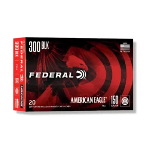300 AAC Blackout – 150 gr FMJ – Federal American Eagle (AE300BLK1)  – 500 Rounds