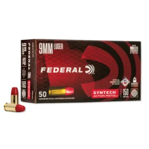 9mm – 150 gr TSJ – Federal Syntech (AE9SJAP1) – 500 Rounds