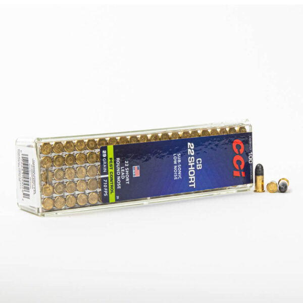 22 Short – 29gr CB – CCI Sub-Sonic (0026) – 500 Rounds - Image 2