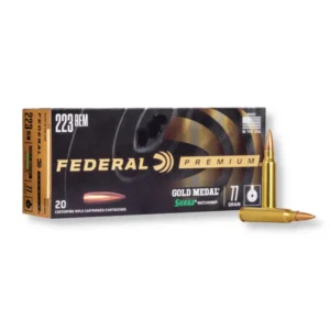 223 Rem – 77 gr BTHP – Federal Gold Medal (GM223M3) – 200 Rounds