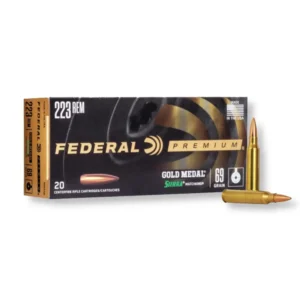 223 Rem – 69 gr BTHP – Federal Gold Medal (GM223M) – 200 Rounds