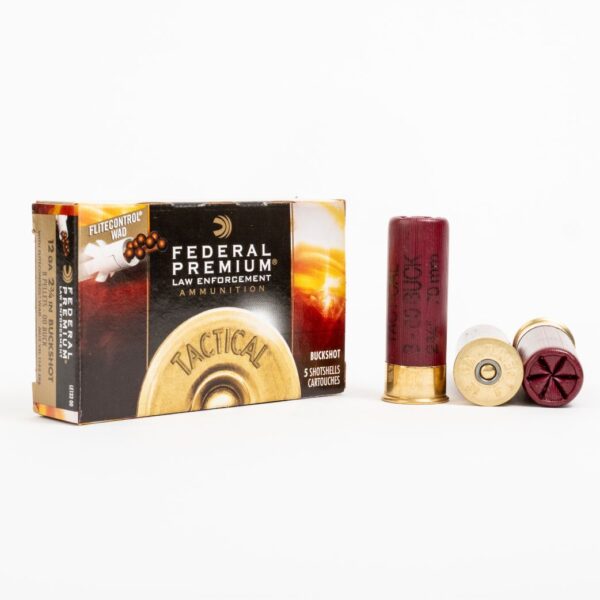 12 Gauge – 00 Buck – 8P – Flite Control Wad – 2 3/4 – Federal (LE133 00) – 250 Rounds - Image 2