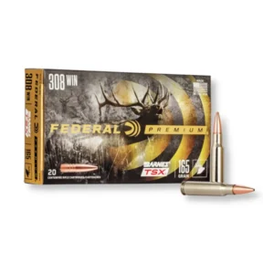 308 Win – 165 gr Barnes TSX – Federal (P308H) – 200 Rounds