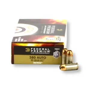 380 Auto – 99 Grain HST JHP – Federal LE (P380HST1) – 1000 Rounds