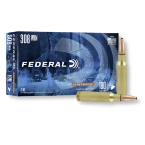 308 Win – 180 gr JSP – Federal Power-Shok (308B) – 200 Rounds