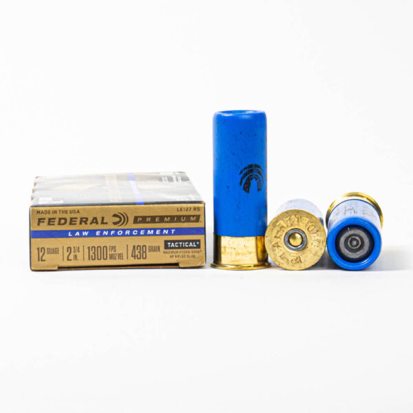 12 Gauge – Rifled Slug – 1oz – Low Recoil Hydra-Shok HP – 2 3/4 – Federal (LE127 RS) – 250 Rounds - Image 2