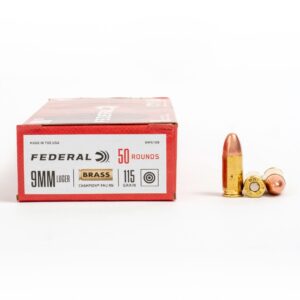 9mm – 115 gr FMJ – Federal Champion (WM5199) – 1000 Rounds