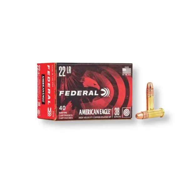 22 LR – 38 gr CPHP – Federal American Eagle (AE22) – 4000 Rounds
