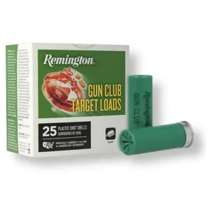 12 Ga – 2-3/4″ 1-1/8 oz #8 Shot – Remington Gun Club (20230) – 250 Rounds