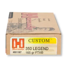 350 Legend – 165 gr FTX – Hornady (81197) – 200 Rounds