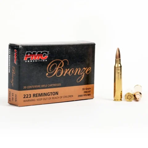 223 Rem – 55 gr FMJ-BT – PMC (223A) – 20 Rounds - Image 2