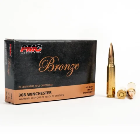 308 Win – 147 gr FMJ-BT – PMC (308B) – 500 Rounds - Image 2