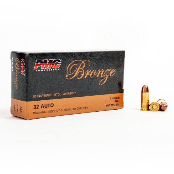 32 Auto – 71 gr FMJ – PMC (32A) – 1000 Rounds - Image 2