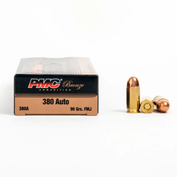380 Auto – 90 gr FMJ – PMC (380A) – 1000 Rounds