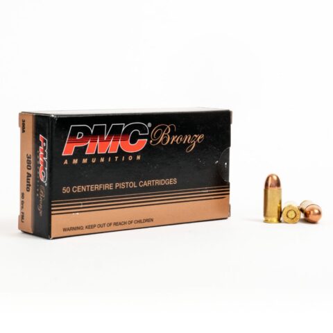 380 Auto – 90 gr FMJ – PMC (380A) – 1000 Rounds - Image 2