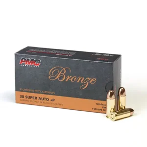 38 Super +P – 130 gr FMJ – PMC (38SA) – 1000 Rounds
