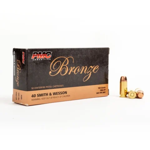 40 SW – 165 gr FMJ – PMC (40D) – 1000 Rounds - Image 2