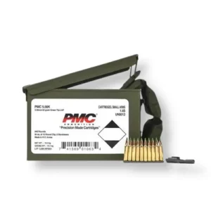 5.56x45mm – 62 gr FMJ M855 – PMC (5.56K MB) – M2A1 Ammo Can – 840 Rounds