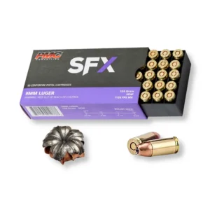 9mm – 124 gr SFX JHP – PMC (9SFX) – 1000 Rounds