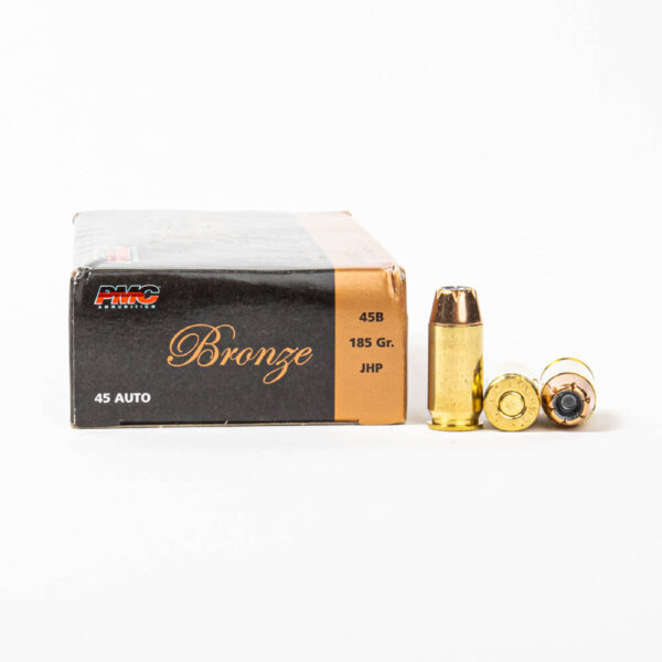 45 ACP – 185 gr JHP – PMC (45B) – 1000 Rounds - Image 2