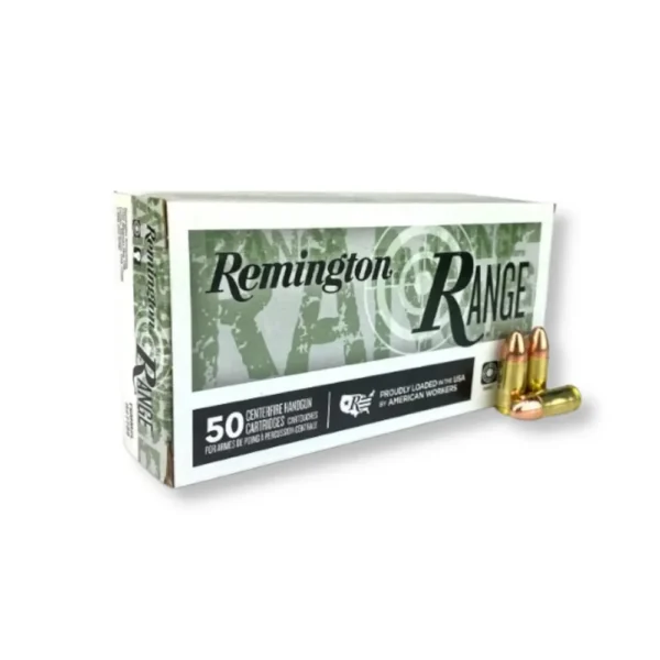 9mm – 124 gr FMJ – Remington (R27780 T9MM2L) – 1000 Rounds