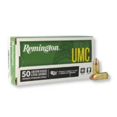 9mm – 124 gr FMJ – Remington UMC (23718 L9MM2) – 500 Rounds