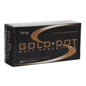 38 Special +P – 125 gr JHP – Speer Gold Dot (53720) – 1000 Rounds