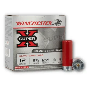 12 Ga – 2-3/4″ 1-1/8 oz #4 Shot – Winchester (XU12H4) – 250 Rounds