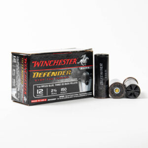 12 Ga – 00 Buck 1oz Slug – 2 3/4″ – Winchester Defender (S12PDX1) – 100 Rounds