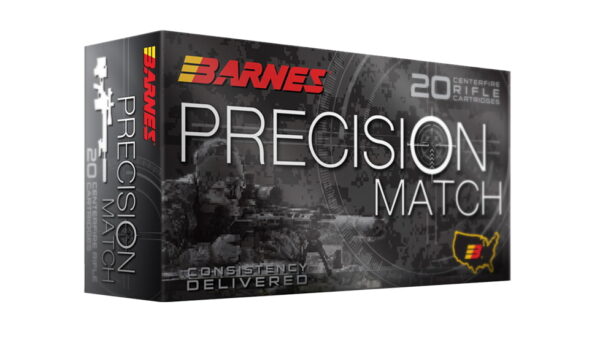 Barnes Precision Match .338 Lapua Magnum 300gr Match Burner OTM BT Rifle Cartridges – 20 Rounds 30728 Caliber: .338 Lapua Magnum, Number of Rounds: 500
